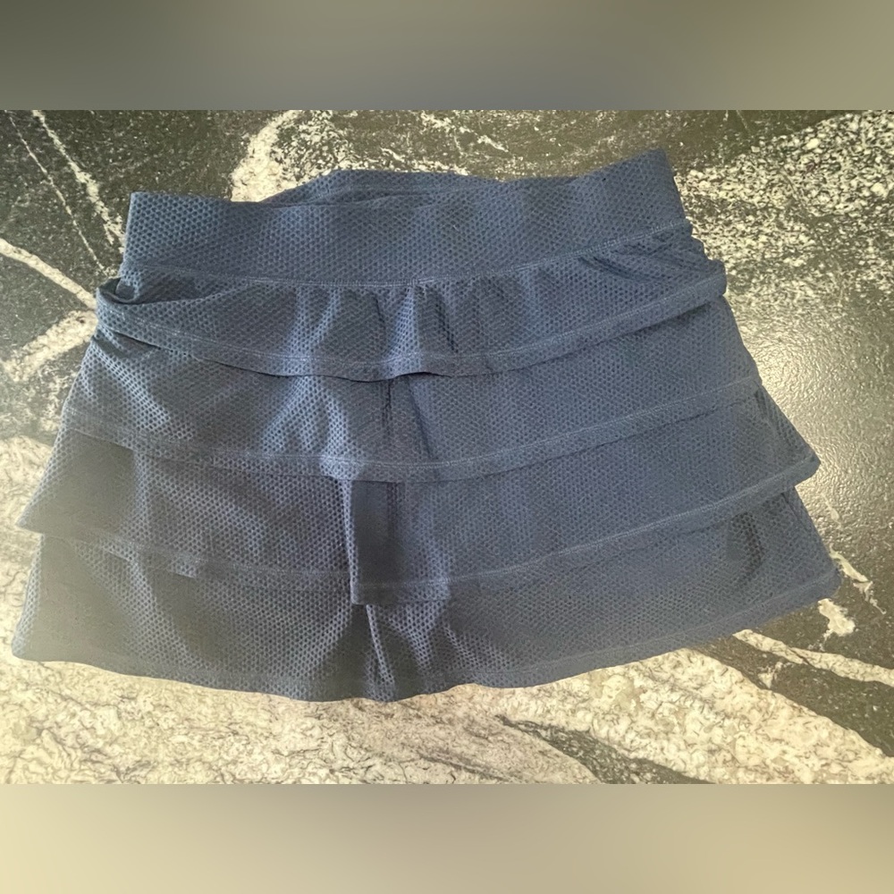 Kyodan Blue Skorts with Tiered Ruffles Women's Size Medium